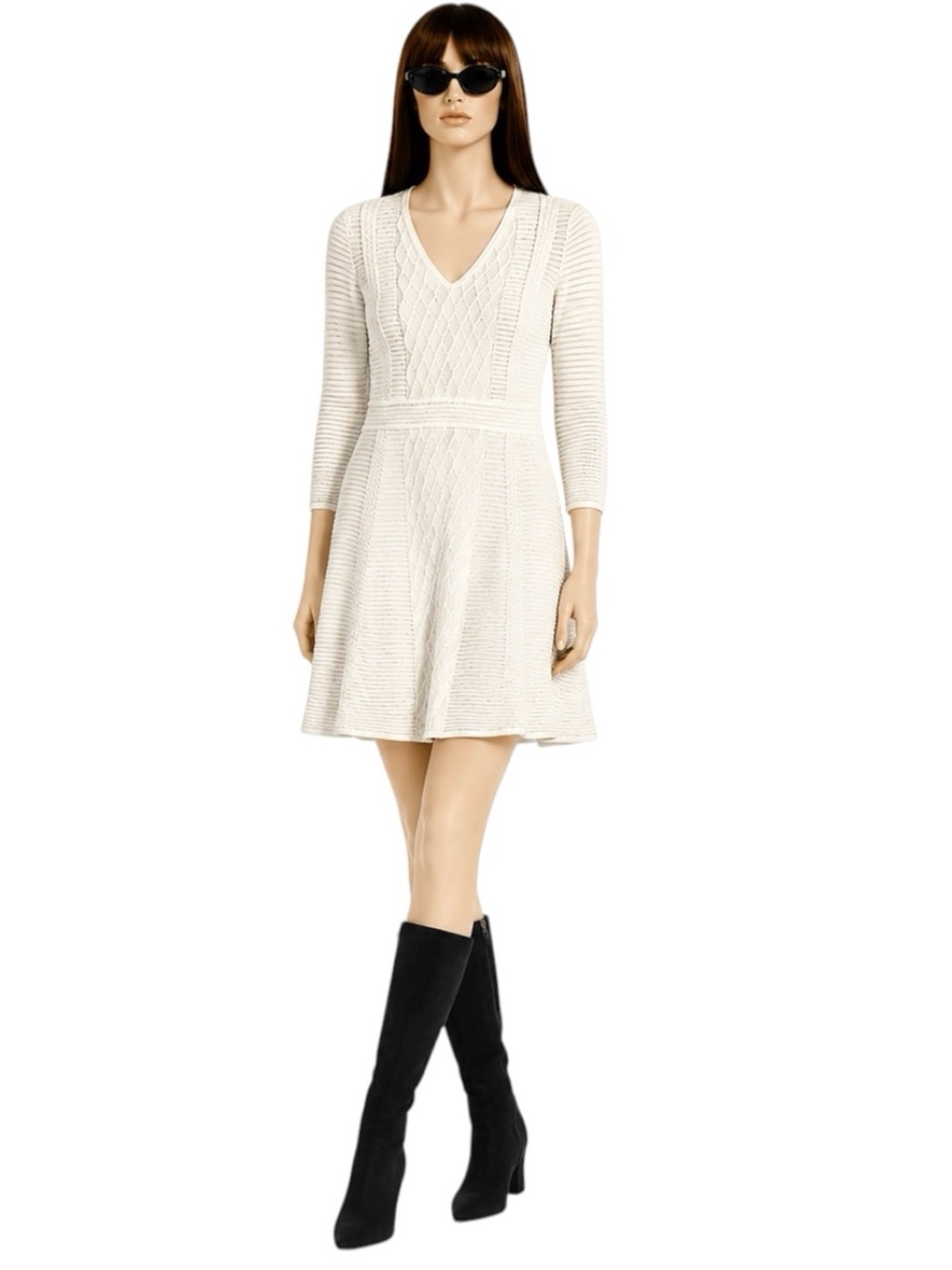 Marc New York Andrew Marc Woman's Size S Long Sleeve Sweater Dress